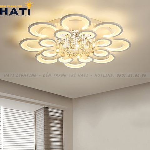 Đèn ốp trần led Taro 16 cánh