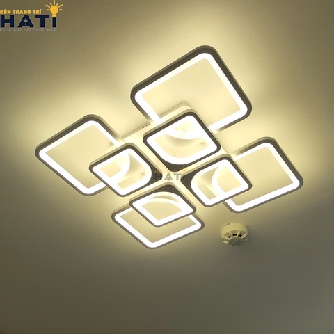Đèn ốp trần led 4+4 ô vuông - MO-020/4+4