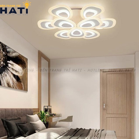 Đèn ốp trần led Iku 9 cánh