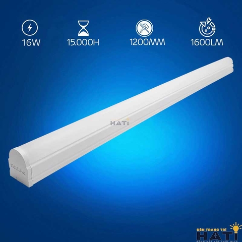 Bộ máng đèn led T8 Philips BN016C Lifetime 15.000h 0.6-1.2m