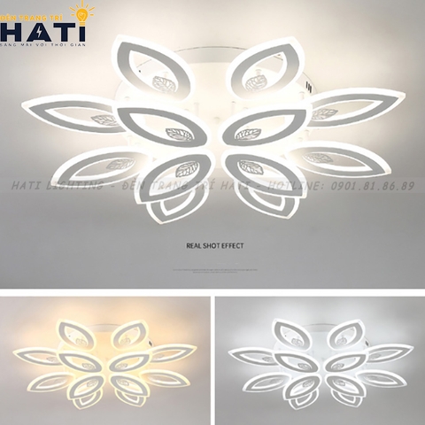 Đèn ốp trần led Haruno 12 cánh