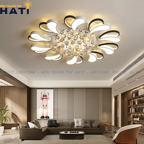 Đèn ốp trần led Kazu 10 cánh