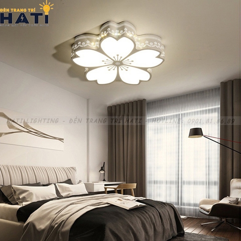 Đèn ốp trần led hình bông mai