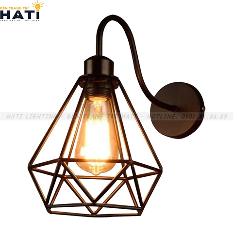 Đèn tường decor kim cương
