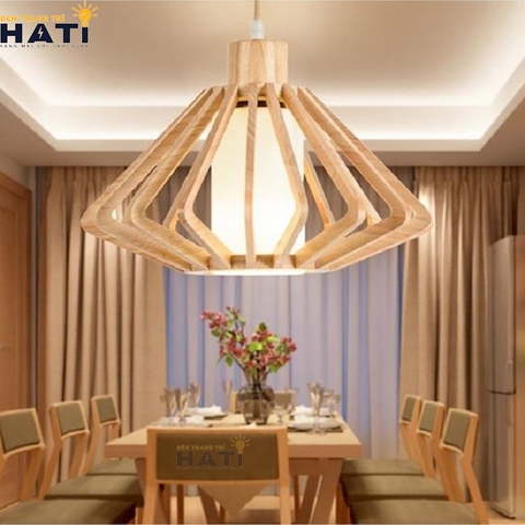 Đèn thả decor gỗ Mykayo