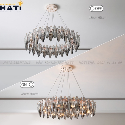 Đèn thả pha lê Dimar
