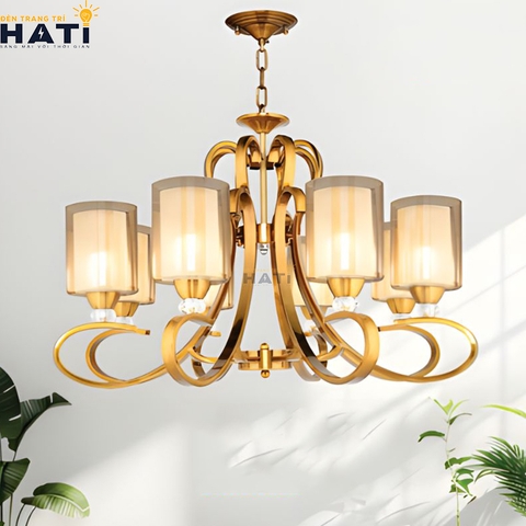 Đèn chùm tân cổ điển Stent 8 bóng