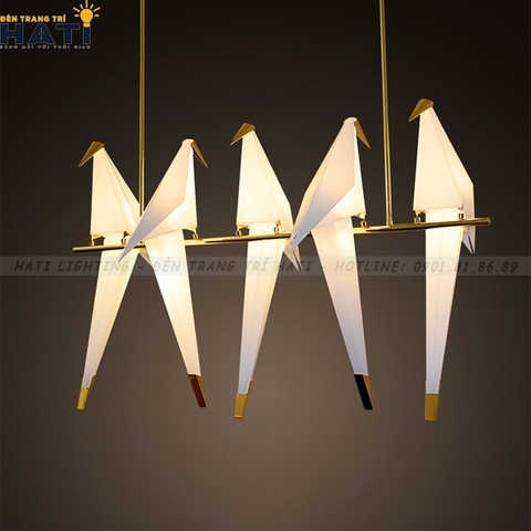 Đèn thả decor chim hạc 5