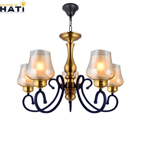 Đèn chùm tân cổ điển Sitive 5 bóng