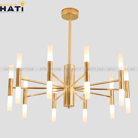 Đèn thả decor màu vàng Agostina 20 bóng