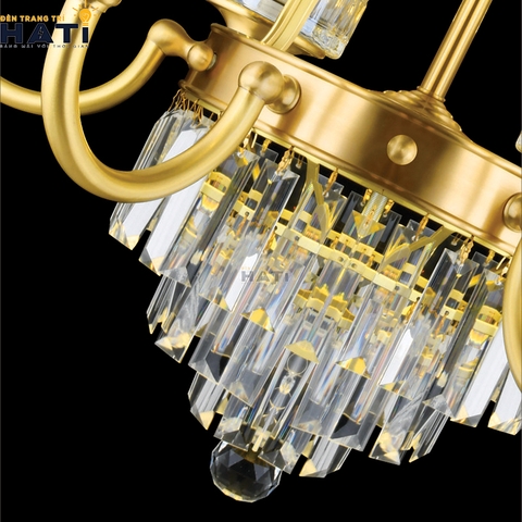 Đèn chùm đồng nguyên chất Tical 6 bóng