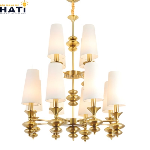 Đèn chùm tân cổ điển Organi 8+4 bóng