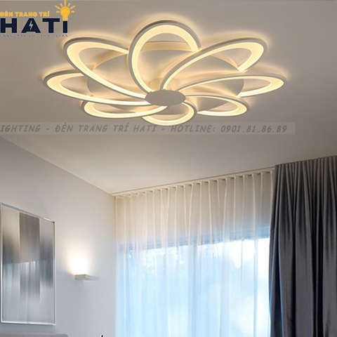 Đèn ốp trần led Sugi 8 cánh