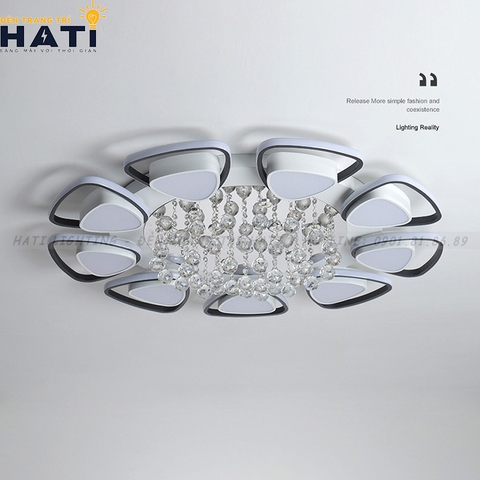 Đèn ốp trần led Aiko 9 cánh