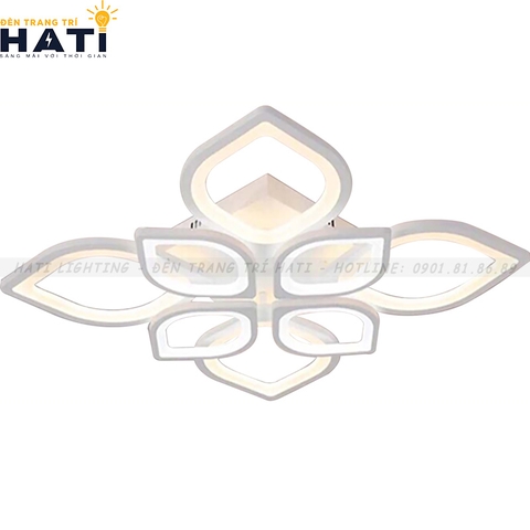 Đèn ốp trần led hoa sen 8 cánh