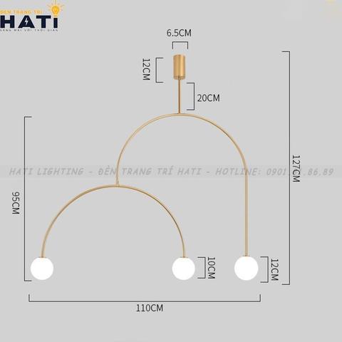 Đèn thả decor Solagi