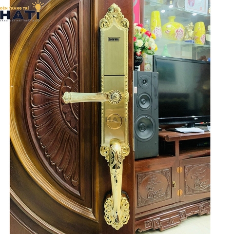 Khóa vân tay cổ điển Giovani GSL-A165 màu vàng