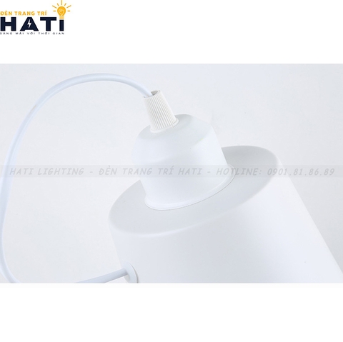 Đèn bàn gỗ hiện đại đọc sách màu trắng