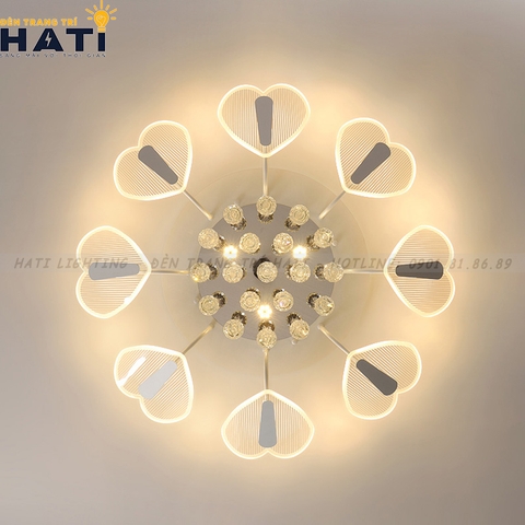 Đèn ốp trần led Hatsu 8 cánh