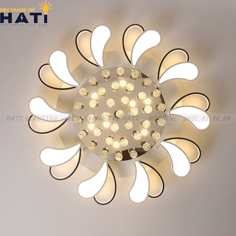 Đèn ốp trần led Kazu 10 cánh