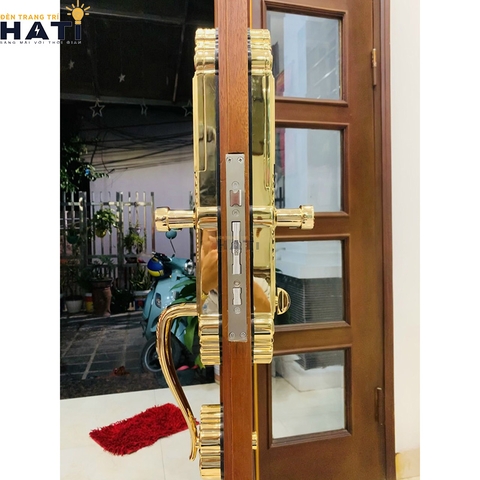 Khóa vân tay cổ điển Giovani GSL-A165 màu vàng