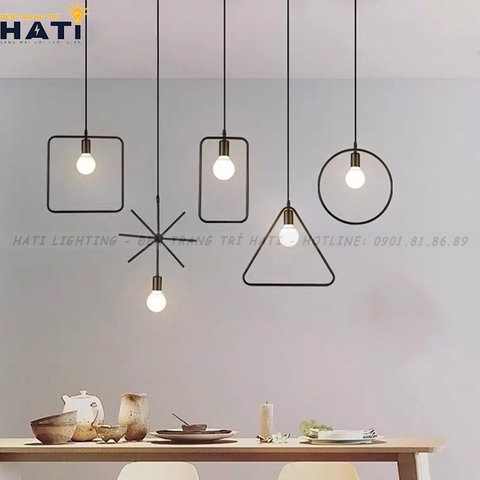 Đèn thả decor hình tròn - TDC55