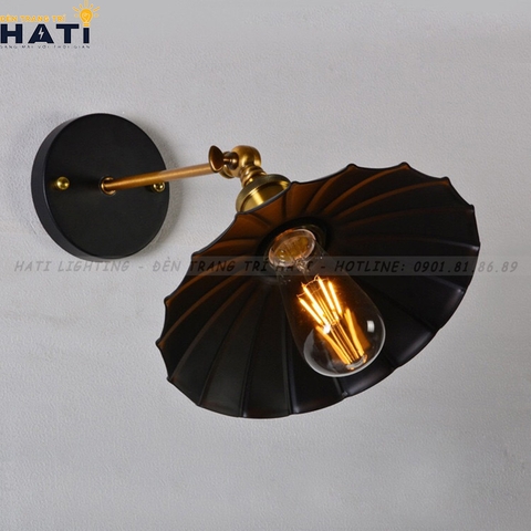 Đèn tường decor chóa xòe có vân