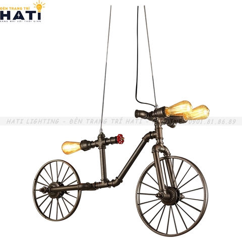Đèn thả decor xe đạp 