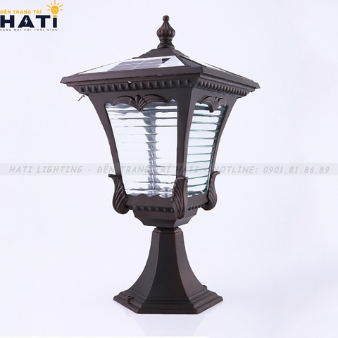 Đèn trụ cổng cao năng lượng mặt trời Aku