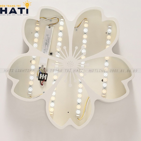 Đèn ốp trần led hình bông mai