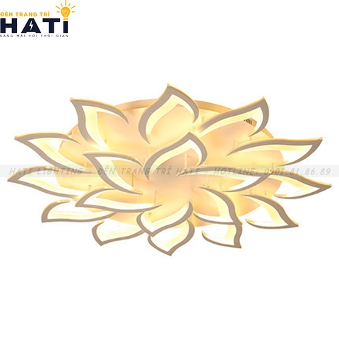 Đèn ốp trần led hình lưỡi rìu 18 cánh