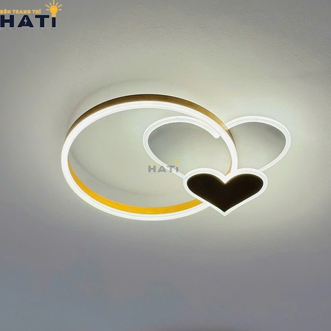 Đèn LED ốp trần 2 trái tim