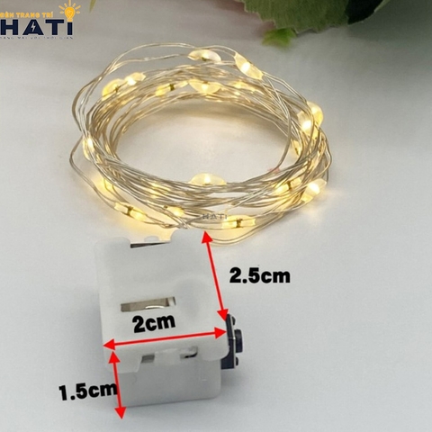 Đèn led đom đóm Fairy light dùng pin trang trí decor phòng