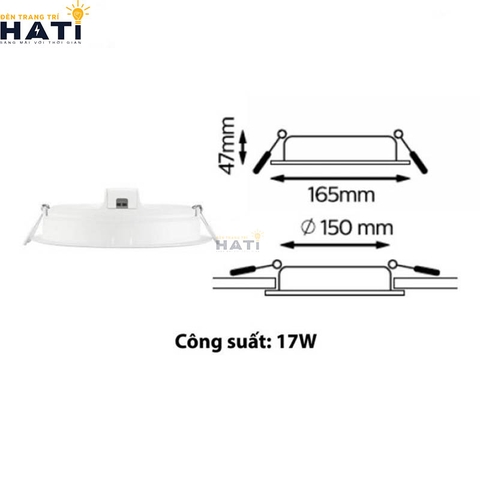 BÓNG ĐÈN LED ÂM TRẦN thông minh WiZ Tunable White Downlight