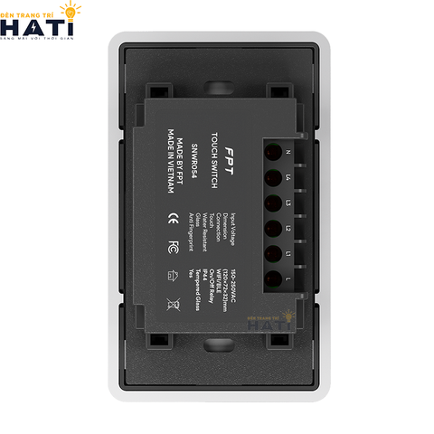 Công tắc cảm ứng thông minh FPT Leto chữ nhật