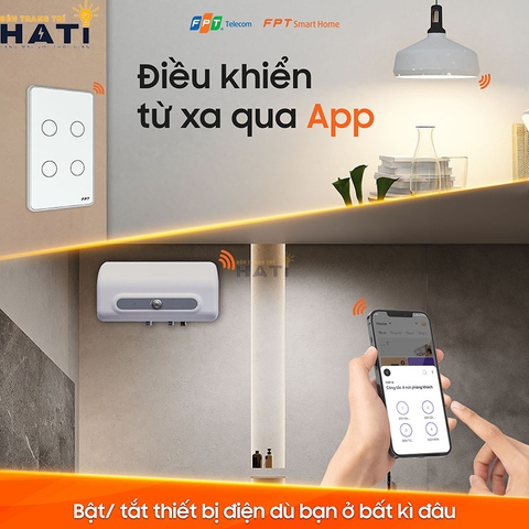 Công tắc cảm ứng thông minh FPT Leto chữ nhật