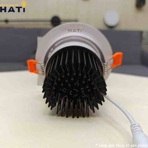 Bộ phận tản nhiệt của đèn âm trần Anfaco AFC 727 hoạt động hiệu quả