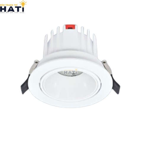 Đèn âm trần Anfaco AFC 745 màu trắng - đen 7w - 12w