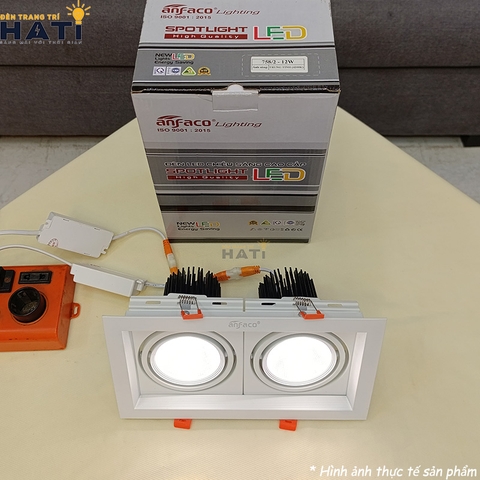 Đèn âm trần Anfaco AFC 758 12w