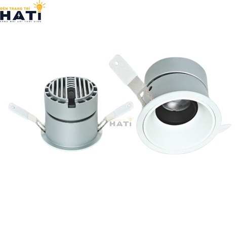 Đèn âm trần Anfaco AFC 760 màu trắng - đen 10w
