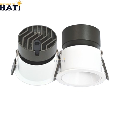 Đèn âm trần Anfaco AFC 782 màu trắng - đen 7w - 9w