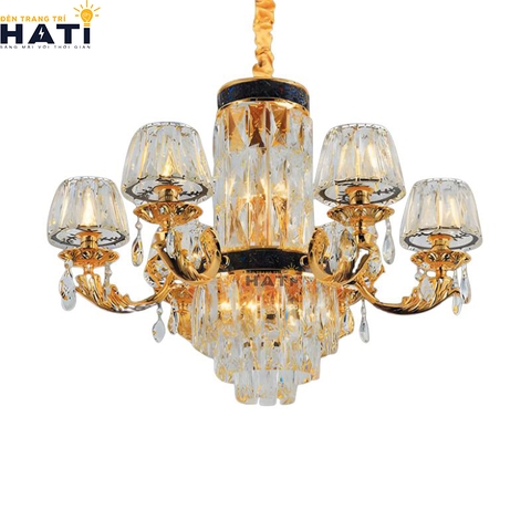 Đèn chùm cổ điển Caring 6 bóng