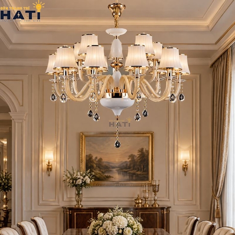Đèn chùm cổ điển Everys 15 bóng