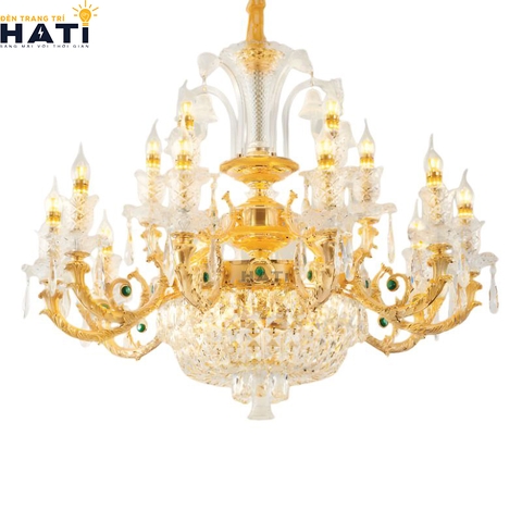 Đèn chùm cổ điển Neat 10+5 bóng