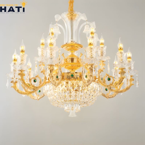 Đèn chùm cổ điển Neat 10+5 bóng