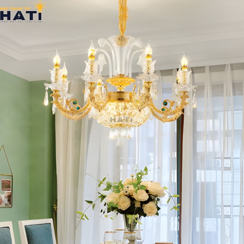 Đèn chùm cổ điển Neat 6 bóng