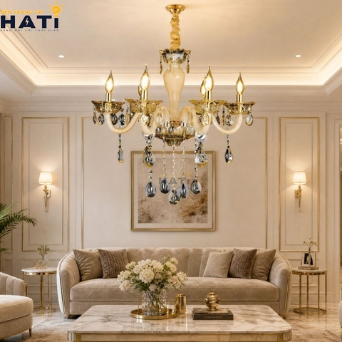 Đèn chùm cổ điển Nized 6 bóng
