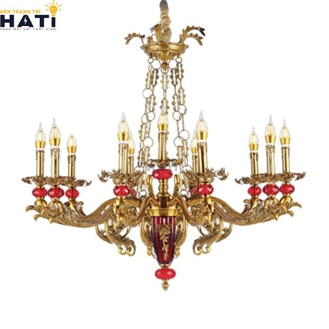 Đèn chùm cổ điển Nostic 11 bóng