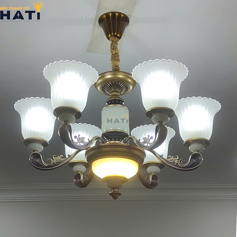 Đèn chùm cổ điển Pedit 6 bóng