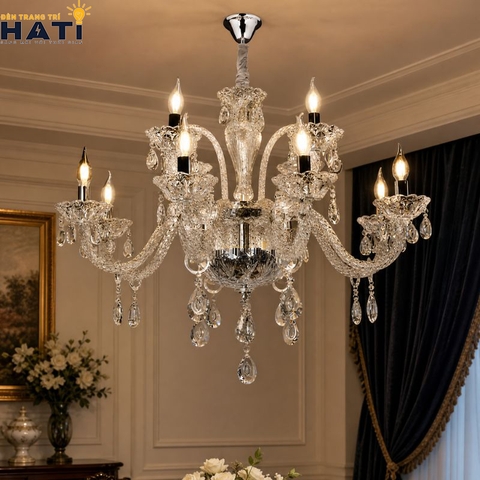 Đèn chùm cổ điển Respon 12 bóng